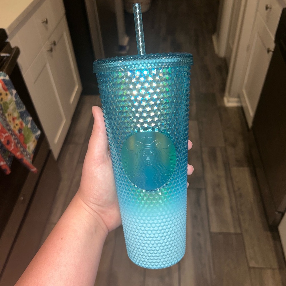 Venti starbucks cup Blue ombré